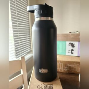 Gorilla Grip Black Water Bottle